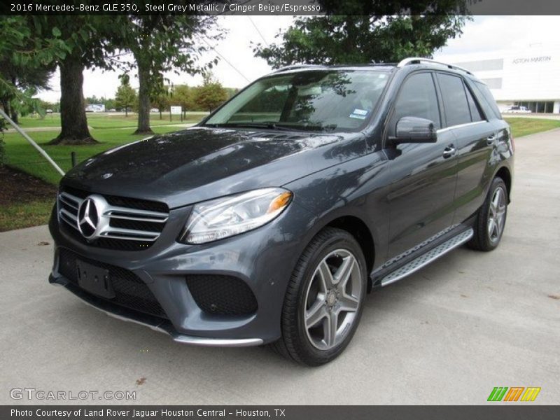 Steel Grey Metallic / Ginger Beige/Espresso 2016 Mercedes-Benz GLE 350