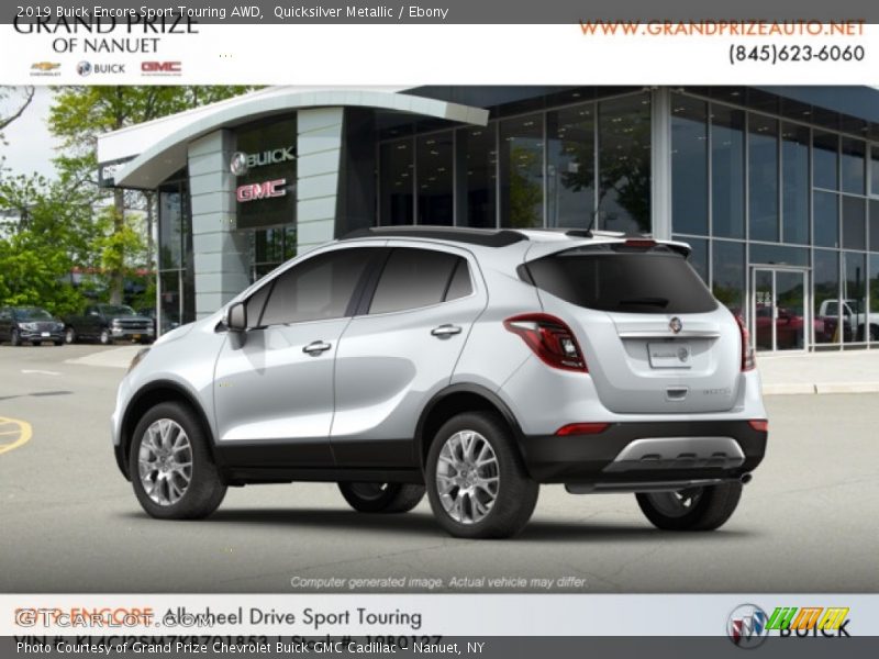 Quicksilver Metallic / Ebony 2019 Buick Encore Sport Touring AWD