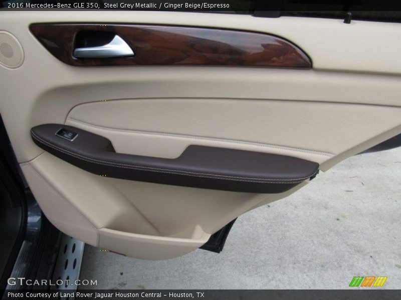 Steel Grey Metallic / Ginger Beige/Espresso 2016 Mercedes-Benz GLE 350