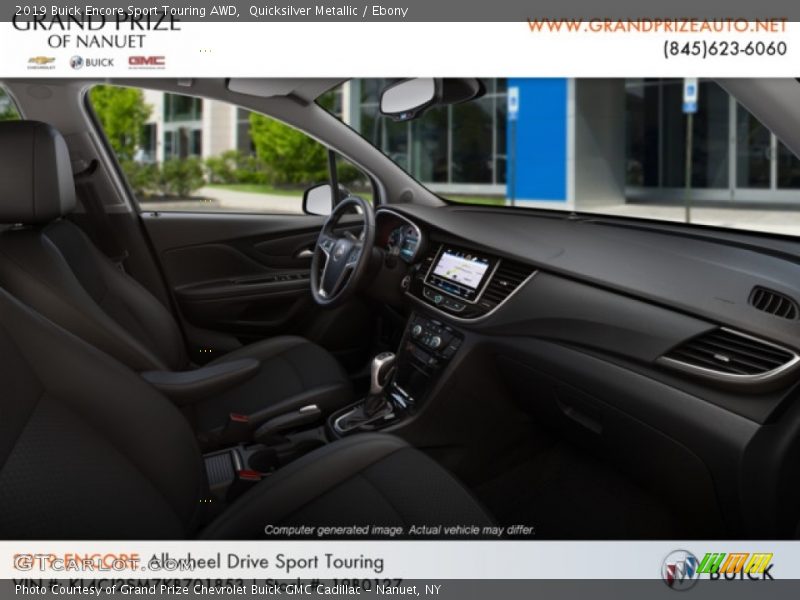 Quicksilver Metallic / Ebony 2019 Buick Encore Sport Touring AWD