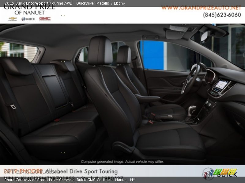 Quicksilver Metallic / Ebony 2019 Buick Encore Sport Touring AWD