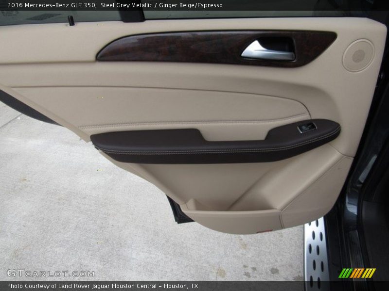 Steel Grey Metallic / Ginger Beige/Espresso 2016 Mercedes-Benz GLE 350