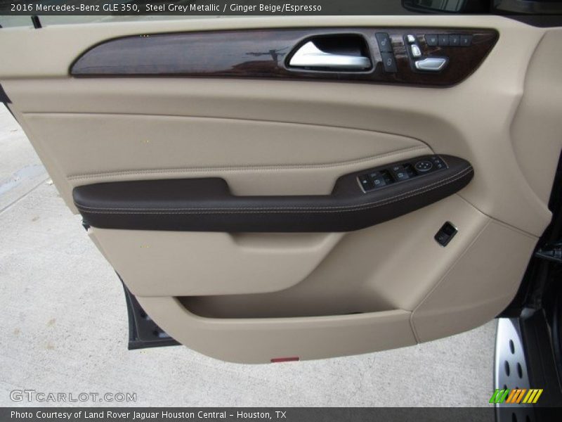 Steel Grey Metallic / Ginger Beige/Espresso 2016 Mercedes-Benz GLE 350