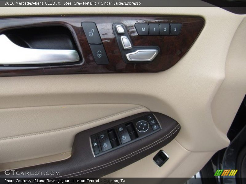 Steel Grey Metallic / Ginger Beige/Espresso 2016 Mercedes-Benz GLE 350