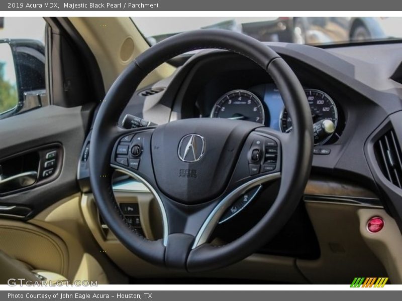 Majestic Black Pearl / Parchment 2019 Acura MDX