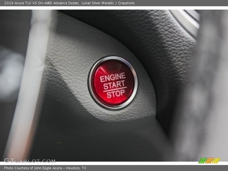 Lunar Silver Metallic / Graystone 2019 Acura TLX V6 SH-AWD Advance Sedan