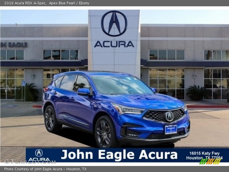 Apex Blue Pearl / Ebony 2019 Acura RDX A-Spec