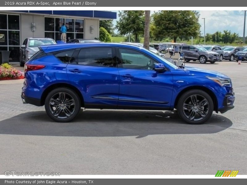 Apex Blue Pearl / Ebony 2019 Acura RDX A-Spec