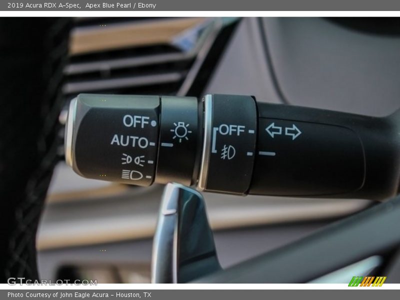 Apex Blue Pearl / Ebony 2019 Acura RDX A-Spec