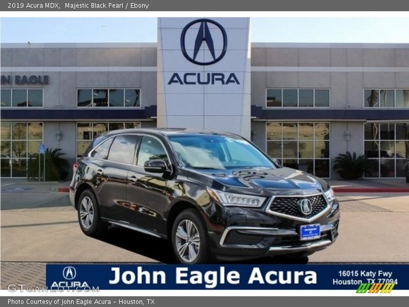 Majestic Black Pearl / Ebony 2019 Acura MDX