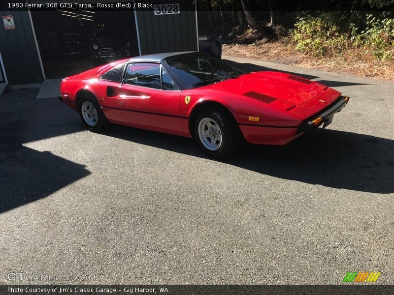 Rosso (Red) / Black 1980 Ferrari 308 GTSi Targa
