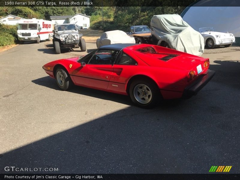 Rosso (Red) / Black 1980 Ferrari 308 GTSi Targa