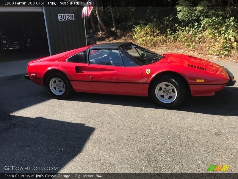 Rosso (Red) / Black 1980 Ferrari 308 GTSi Targa