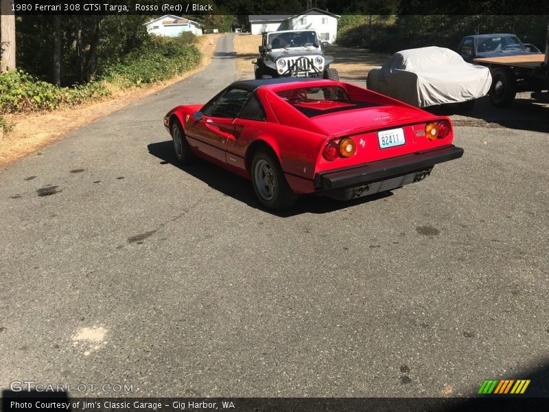 Rosso (Red) / Black 1980 Ferrari 308 GTSi Targa