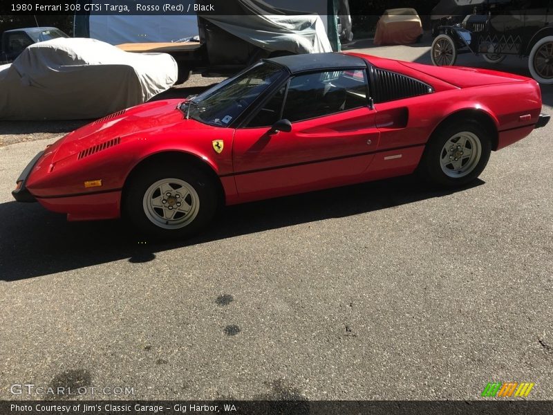 Rosso (Red) / Black 1980 Ferrari 308 GTSi Targa