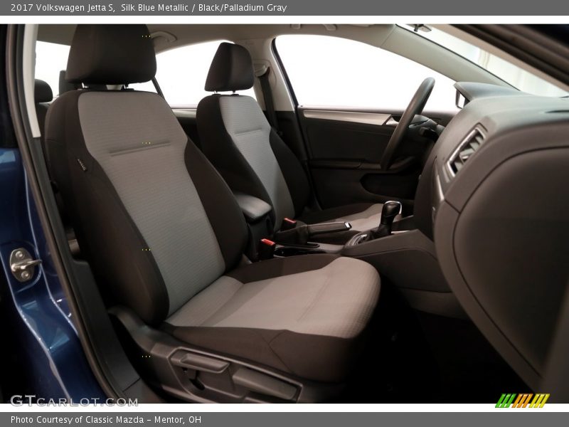 Silk Blue Metallic / Black/Palladium Gray 2017 Volkswagen Jetta S