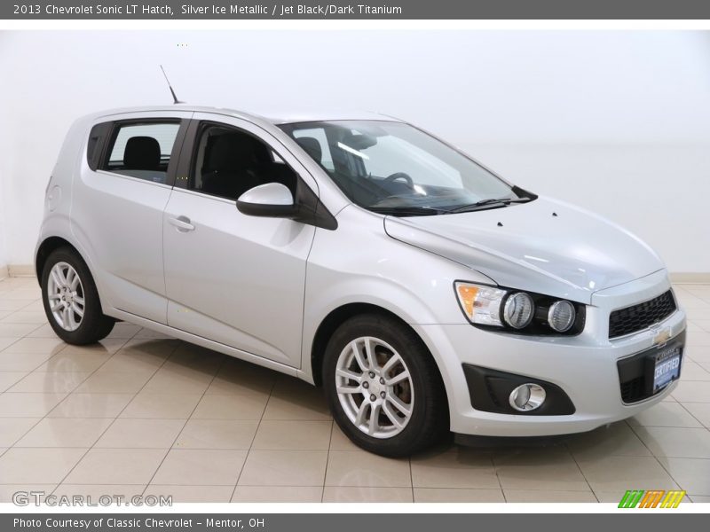 Silver Ice Metallic / Jet Black/Dark Titanium 2013 Chevrolet Sonic LT Hatch