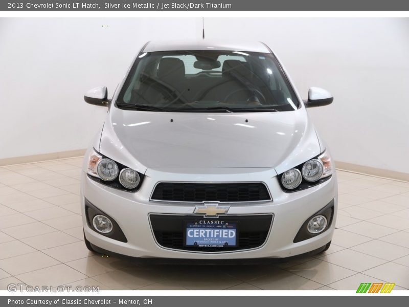 Silver Ice Metallic / Jet Black/Dark Titanium 2013 Chevrolet Sonic LT Hatch