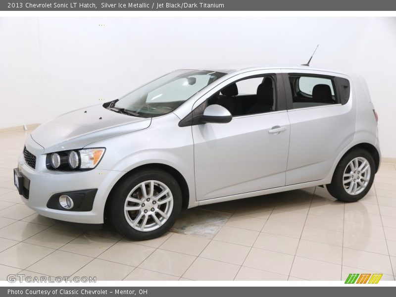 Silver Ice Metallic / Jet Black/Dark Titanium 2013 Chevrolet Sonic LT Hatch