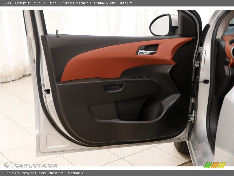 Silver Ice Metallic / Jet Black/Dark Titanium 2013 Chevrolet Sonic LT Hatch