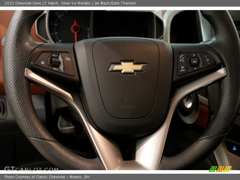 Silver Ice Metallic / Jet Black/Dark Titanium 2013 Chevrolet Sonic LT Hatch