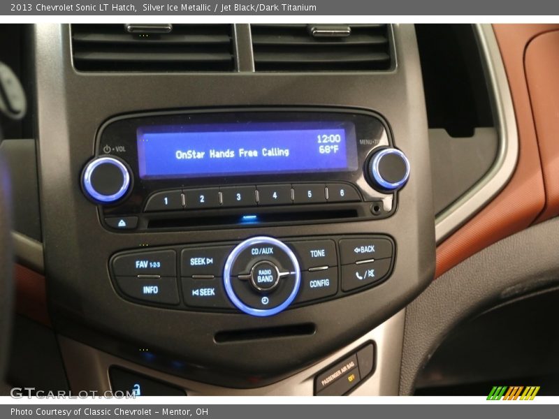 Silver Ice Metallic / Jet Black/Dark Titanium 2013 Chevrolet Sonic LT Hatch