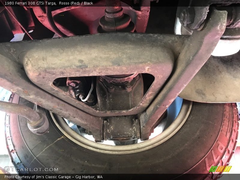 Undercarriage of 1980 308 GTSi Targa