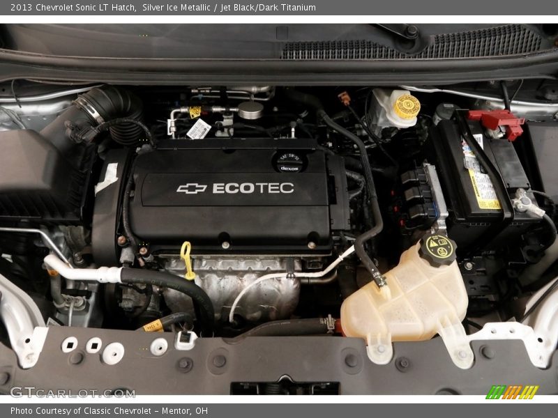 Silver Ice Metallic / Jet Black/Dark Titanium 2013 Chevrolet Sonic LT Hatch