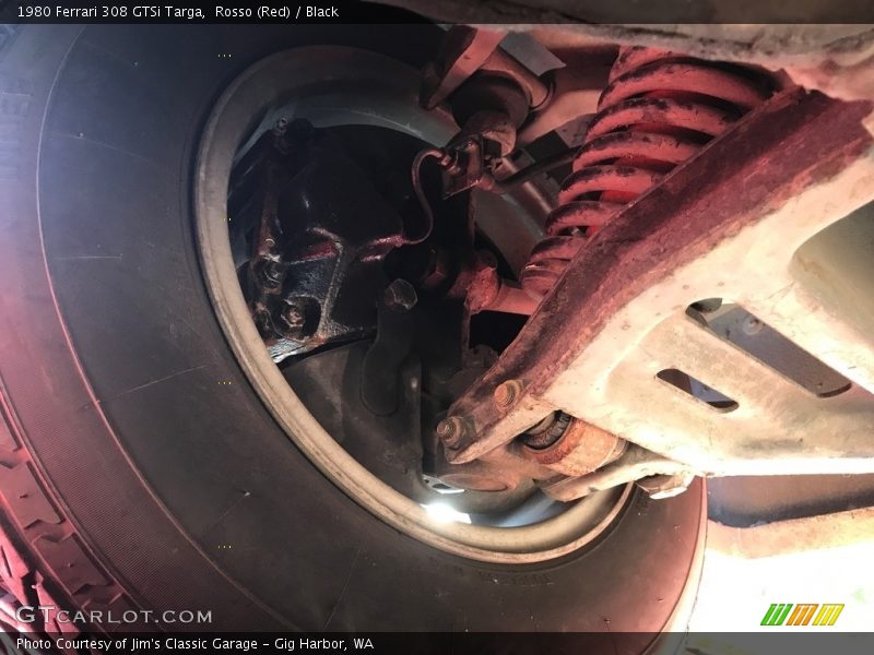 Rosso (Red) / Black 1980 Ferrari 308 GTSi Targa