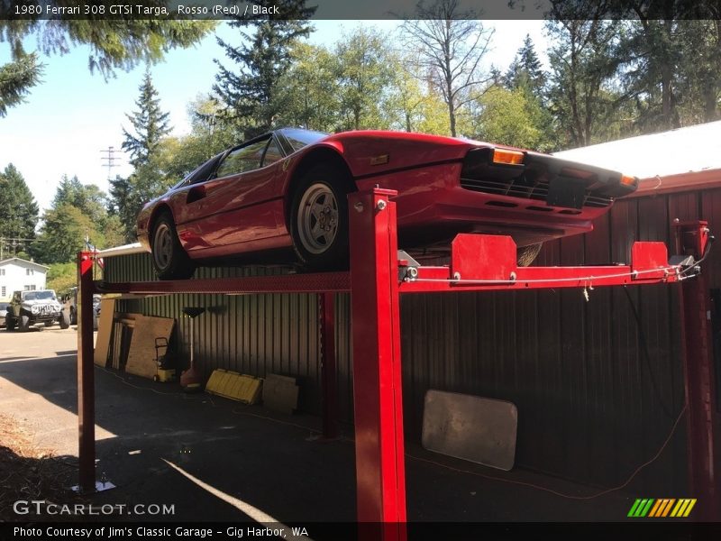 Rosso (Red) / Black 1980 Ferrari 308 GTSi Targa