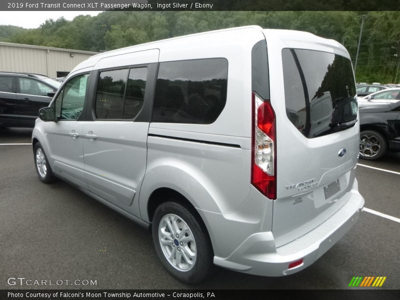 Ingot Silver / Ebony 2019 Ford Transit Connect XLT Passenger Wagon