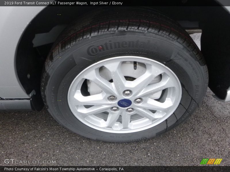 Ingot Silver / Ebony 2019 Ford Transit Connect XLT Passenger Wagon