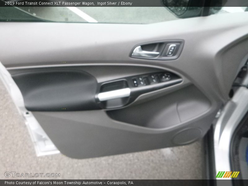 Ingot Silver / Ebony 2019 Ford Transit Connect XLT Passenger Wagon
