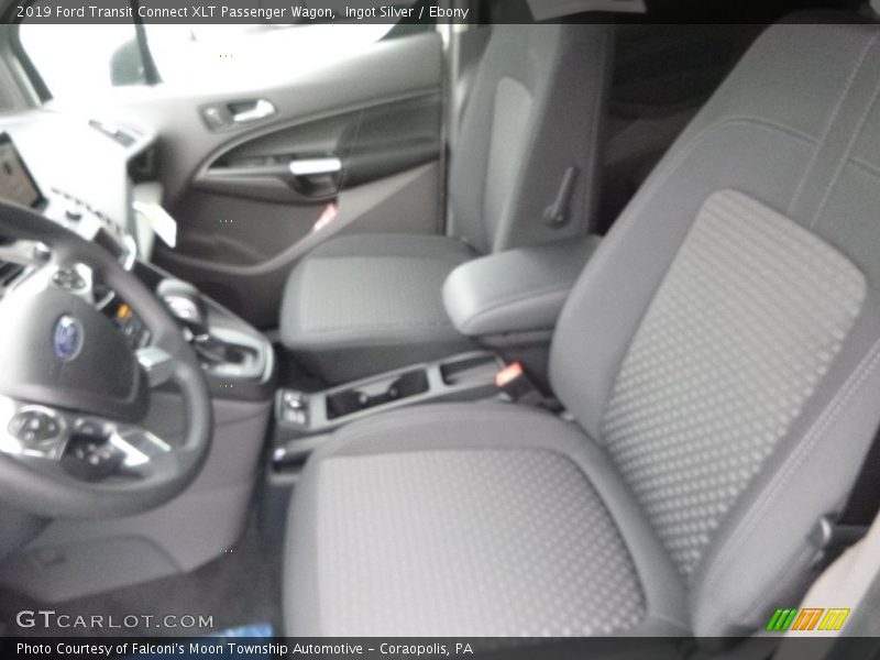 Ingot Silver / Ebony 2019 Ford Transit Connect XLT Passenger Wagon
