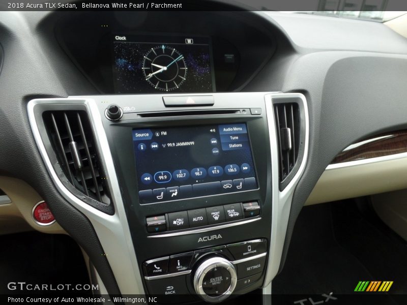 Bellanova White Pearl / Parchment 2018 Acura TLX Sedan