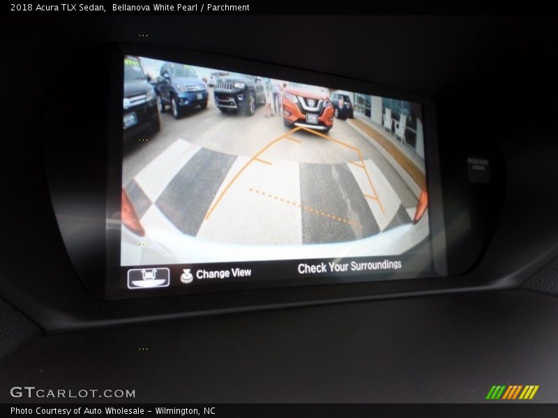 Bellanova White Pearl / Parchment 2018 Acura TLX Sedan