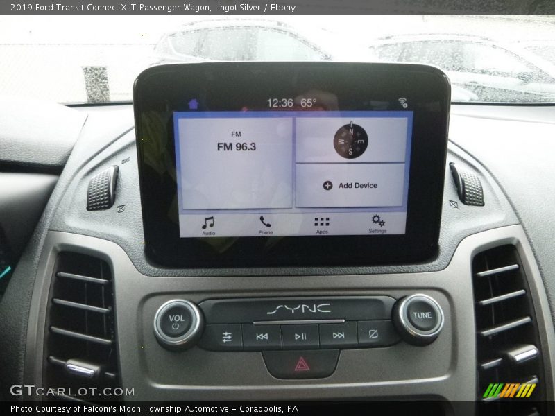 Ingot Silver / Ebony 2019 Ford Transit Connect XLT Passenger Wagon