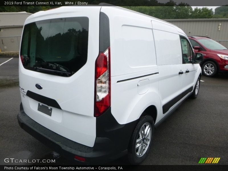 White / Ebony 2019 Ford Transit Connect XL Van