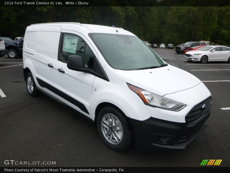 White / Ebony 2019 Ford Transit Connect XL Van