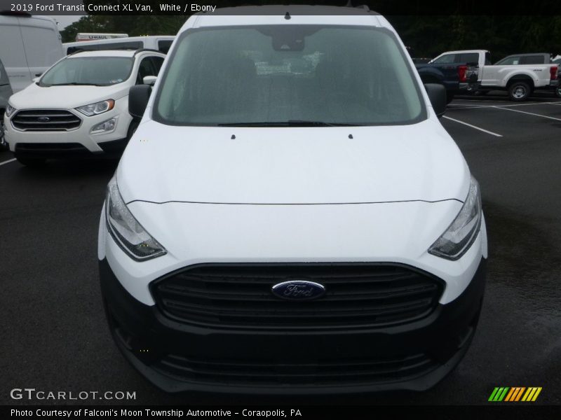 White / Ebony 2019 Ford Transit Connect XL Van