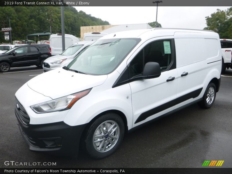 White / Ebony 2019 Ford Transit Connect XL Van