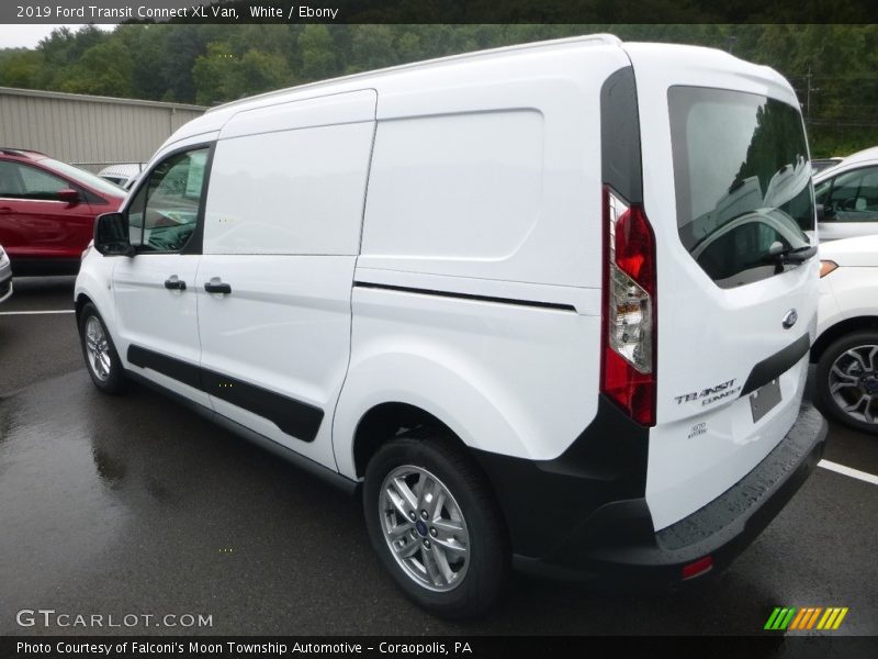 White / Ebony 2019 Ford Transit Connect XL Van