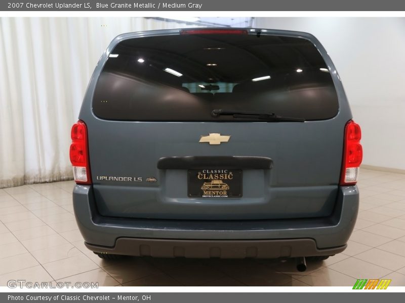 Blue Granite Metallic / Medium Gray 2007 Chevrolet Uplander LS