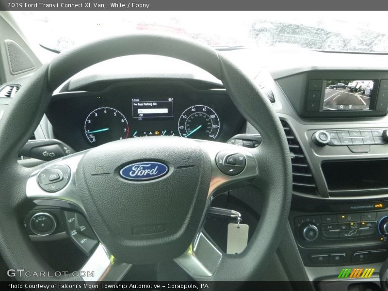 White / Ebony 2019 Ford Transit Connect XL Van