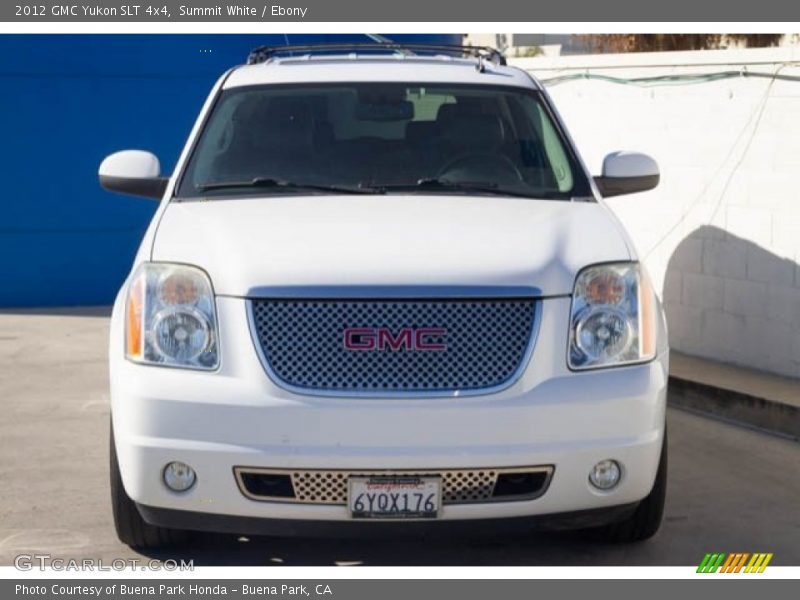 Summit White / Ebony 2012 GMC Yukon SLT 4x4