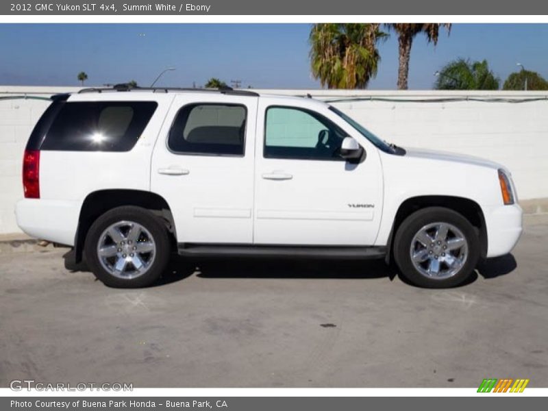 Summit White / Ebony 2012 GMC Yukon SLT 4x4