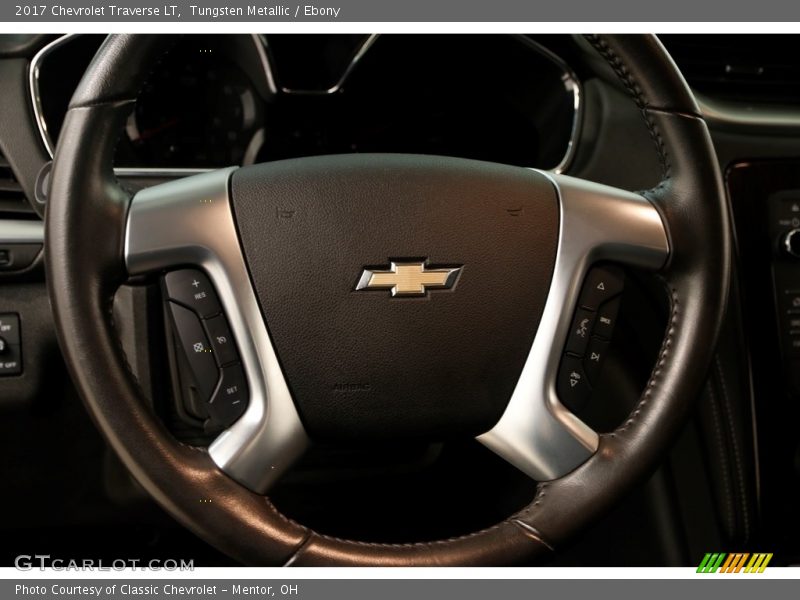 Tungsten Metallic / Ebony 2017 Chevrolet Traverse LT