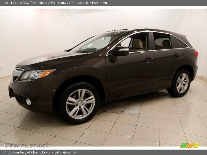 Kona Coffee Metallic / Parchment 2014 Acura RDX Technology AWD
