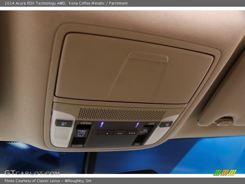 Kona Coffee Metallic / Parchment 2014 Acura RDX Technology AWD