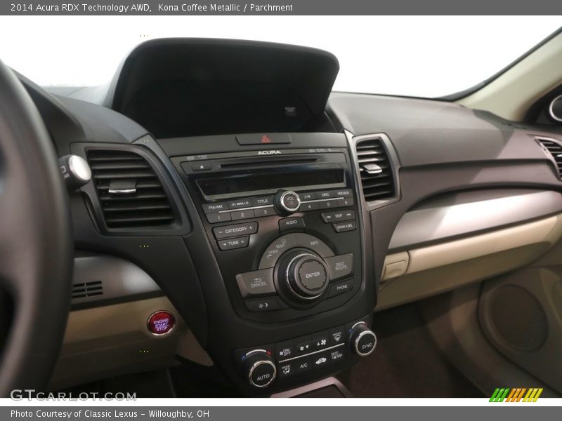 Kona Coffee Metallic / Parchment 2014 Acura RDX Technology AWD